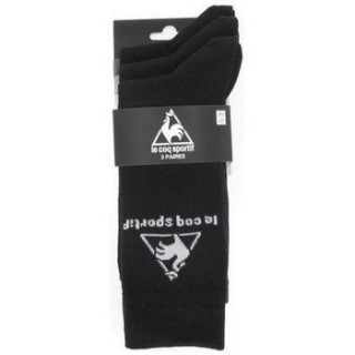 Vente Nouveau Le Coq Sportif Packs De 3 Chaussettes De Sport Noir - Chaussettes Homme